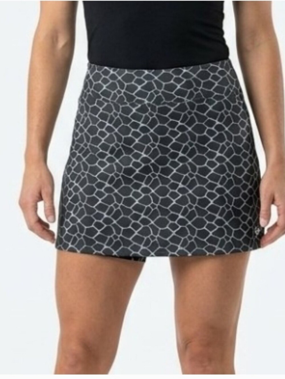 Jofit Skirt Skort Womens Green White Abstract Lined Tennis Golf Activewear XXL